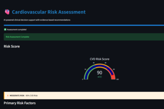 CardioVascular Disease Risk Assessment