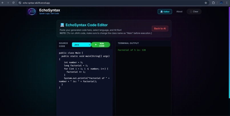 EchoSyntax – screenshot 4