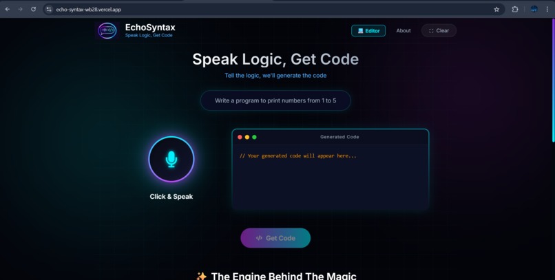 EchoSyntax – screenshot 1