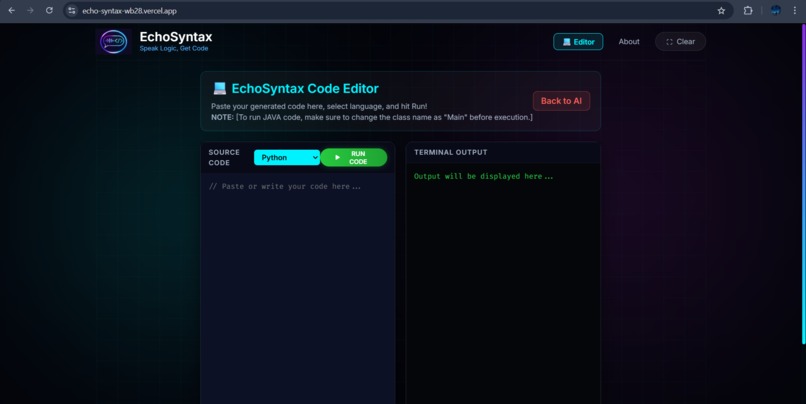 EchoSyntax – screenshot 3