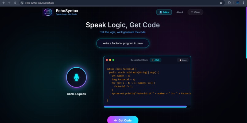 EchoSyntax – screenshot 2