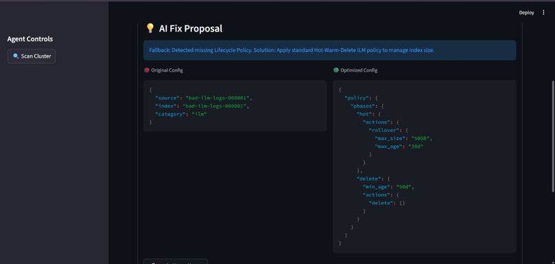 ElasticSearch Auto-Fixer Agent  – screenshot 3