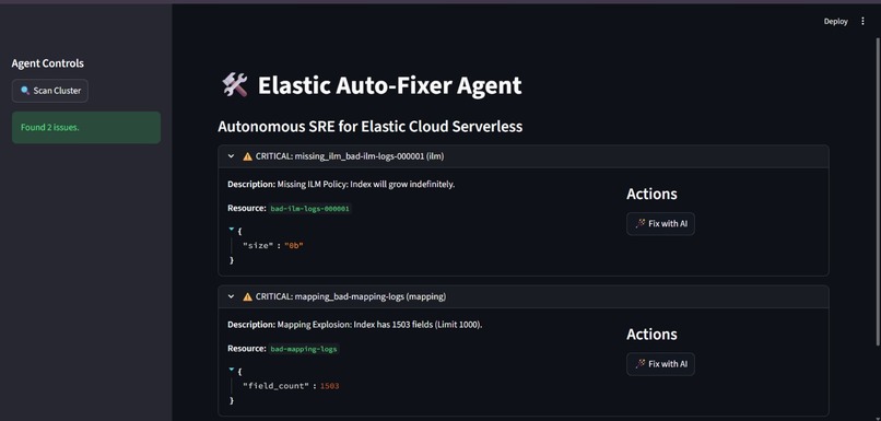 ElasticSearch Auto-Fixer Agent  – screenshot 4