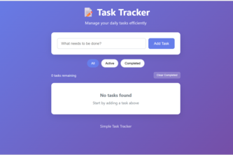 Simple Task Tracker
