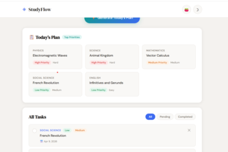 Smart Study Planner