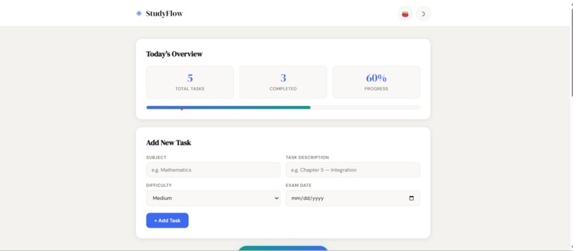 Smart Study Planner – screenshot 3