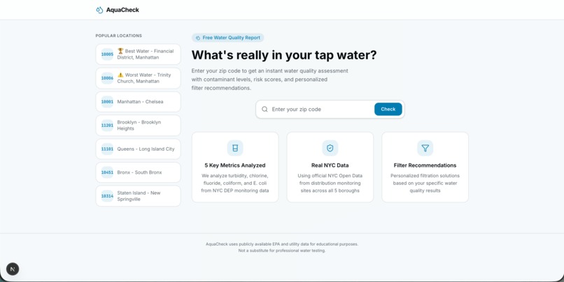 AquaCheck – screenshot 1