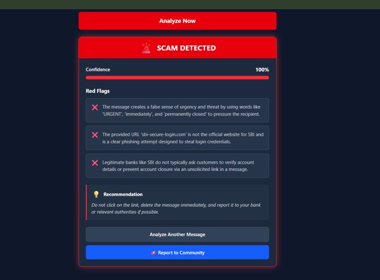 ScamShield - AI-Powered Scam Detection for Everyone – screenshot 1