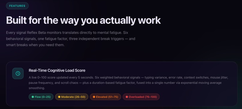 Reflex – screenshot 2
