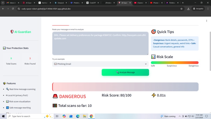 AI Guardian: Local AI Security – screenshot 6
