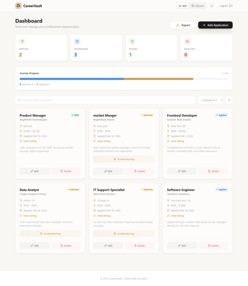 CareerVault – screenshot 4