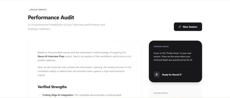 ResumeRound – screenshot 2