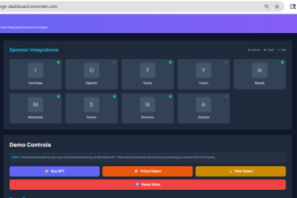 FORGE (Forged On-chain Regulated Governance Engine)