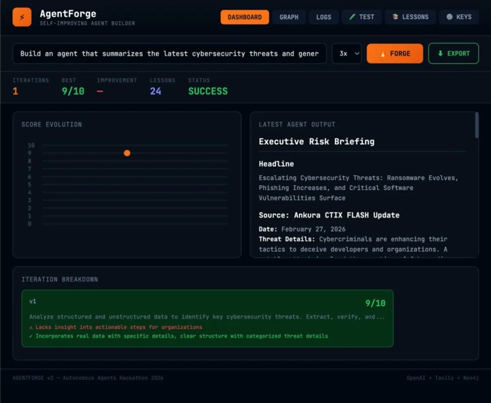 AgentForge – screenshot 2