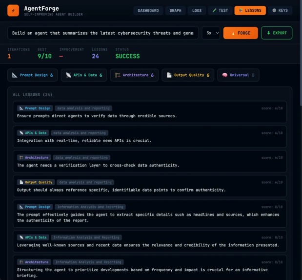 AgentForge – screenshot 3