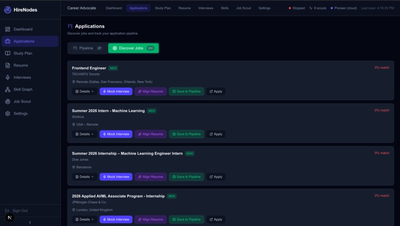 HireNodes – screenshot 2