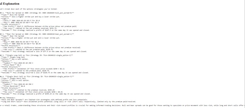 Option Profit and Loss Explainer – screenshot 2