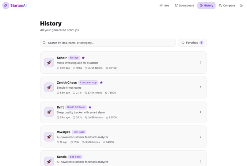 StartupAI – screenshot 4