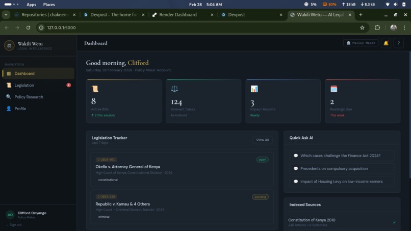 Wakili-Wetu – screenshot 1