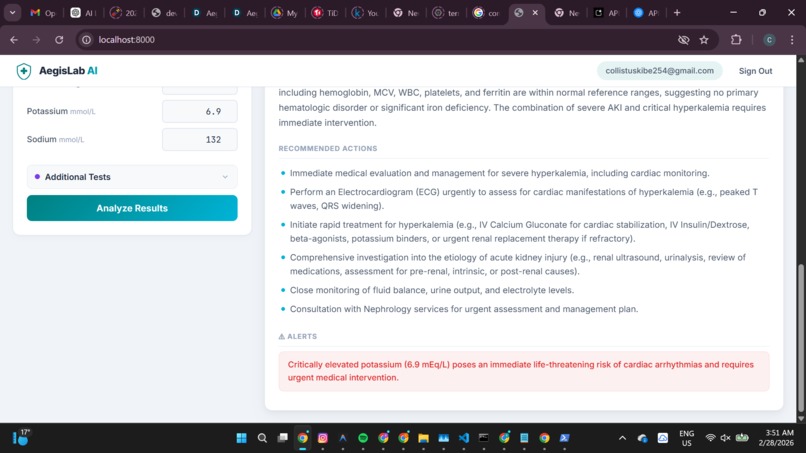 AegisLab AI: Medical Lab Copilot – screenshot 6