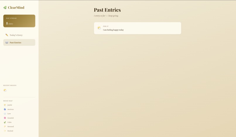 Clearmind – screenshot 2