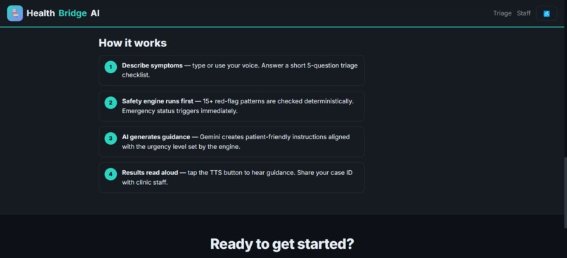 HealthBridge AI – screenshot 3