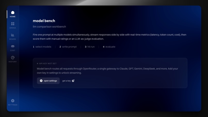 Model Bench – screenshot 1