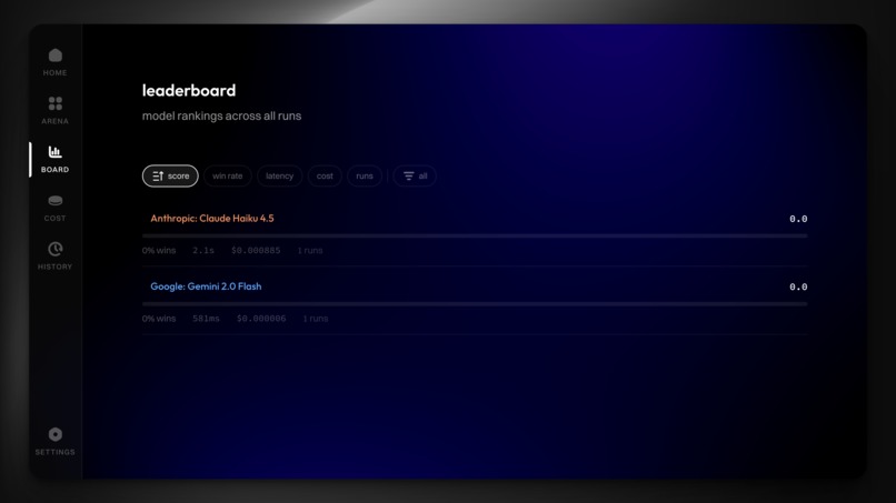 Model Bench – screenshot 3