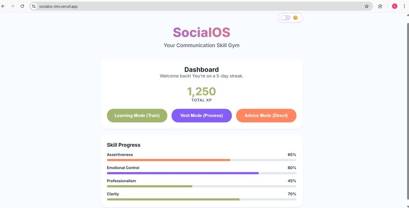 SocialOS – screenshot 4