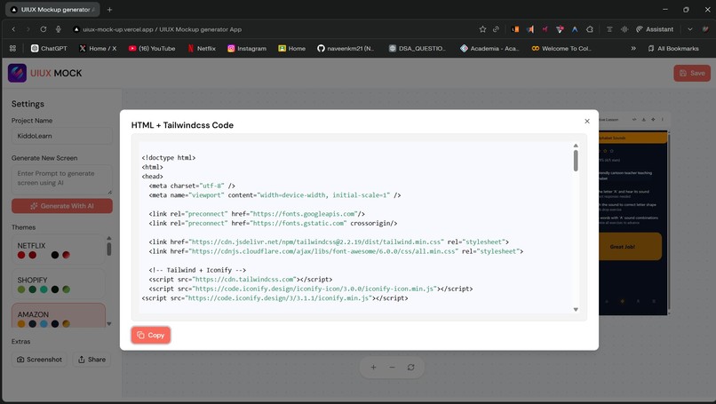 UIUXMockUp: Collaborative Real-Time Design Platform – screenshot 7