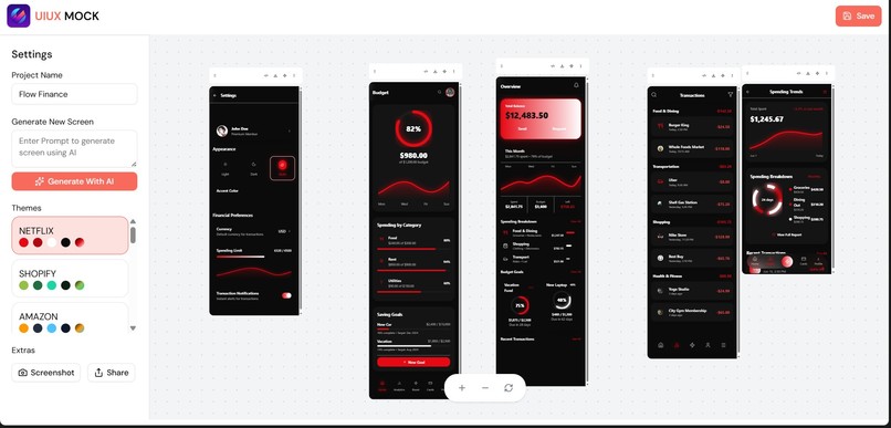 UIUXMockUp: Collaborative Real-Time Design Platform – screenshot 6