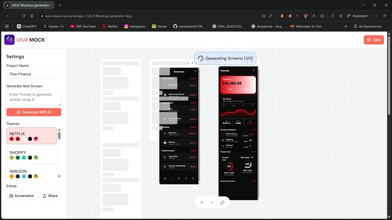 UIUXMockUp: Collaborative Real-Time Design Platform – screenshot 5