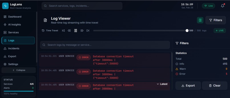 LogLens – screenshot 12