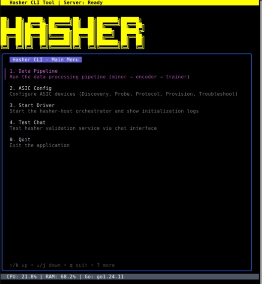 HASHER – screenshot 1