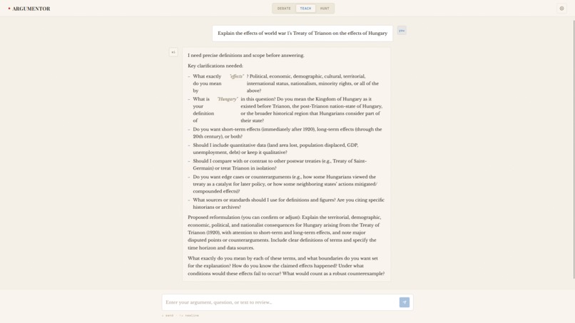 ArguMentor – screenshot 4