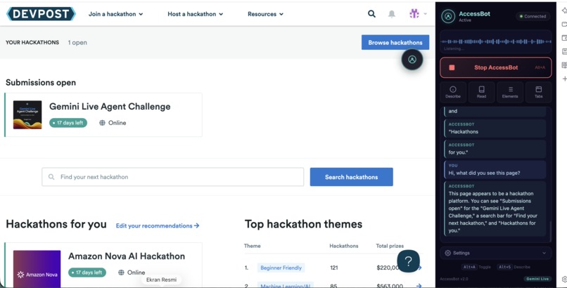 AccessBot – screenshot 3