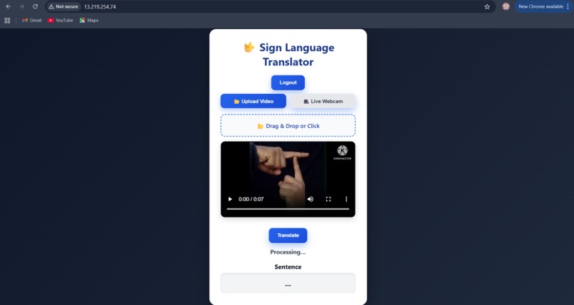 SignBridge AI — Sign Language to Speech Assistant – screenshot 3