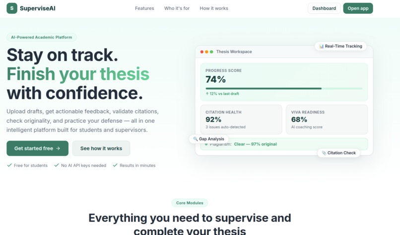 SuperviseAI – screenshot 1