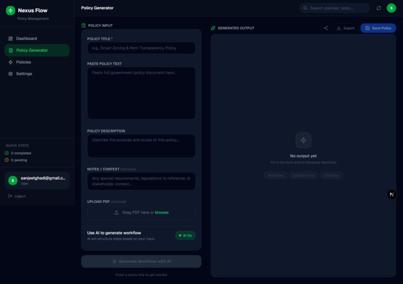 nexus-flow – screenshot 3