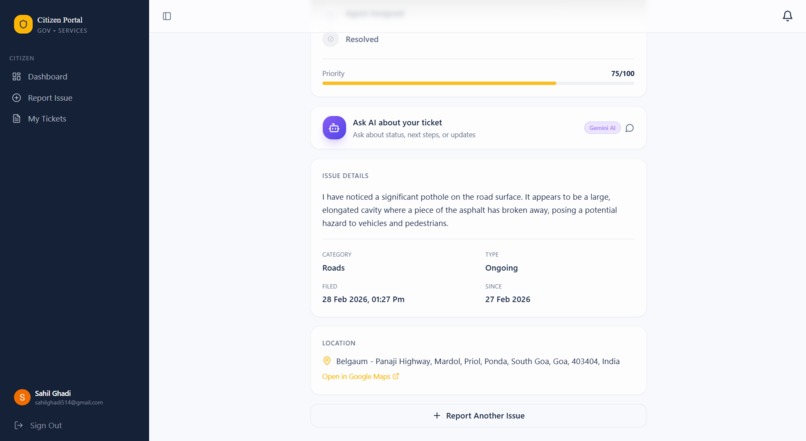 Citizen Portal – screenshot 3