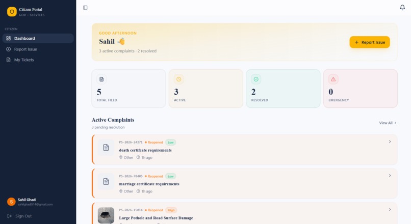 Citizen Portal – screenshot 6