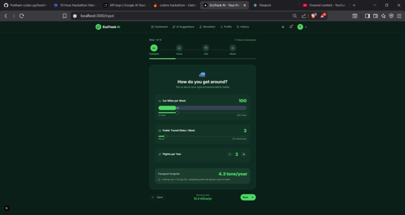EcoTrack AI – screenshot 2