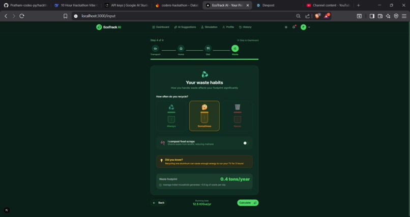 EcoTrack AI – screenshot 4