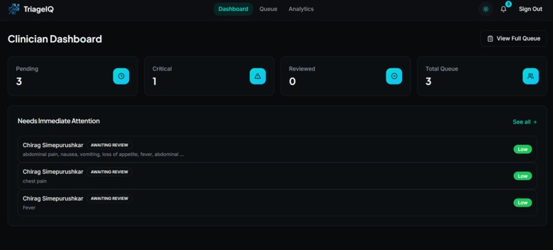 TriageIQ: Clinical Decision Support – screenshot 2