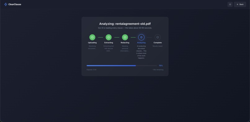 ClearClause – screenshot 2
