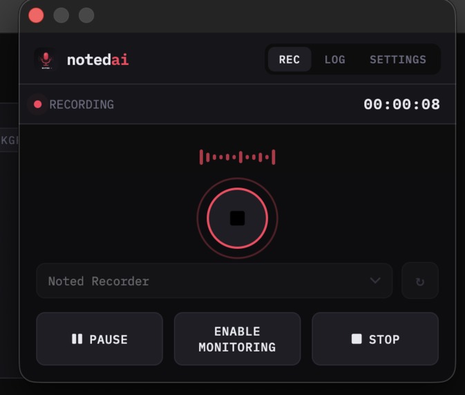 Noted AI – screenshot 1