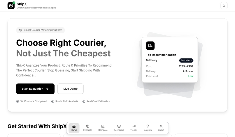 ShipX – screenshot 1