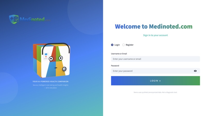 Medinoted – screenshot 2