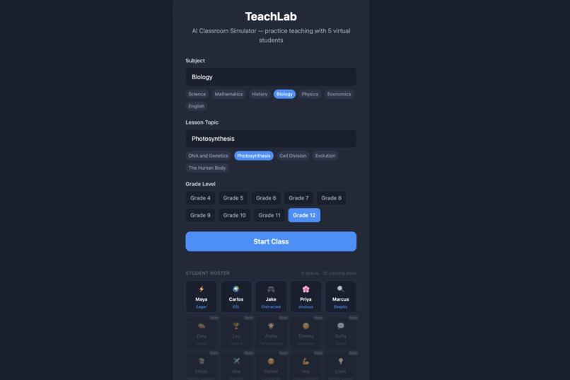 TeachLab – screenshot 1