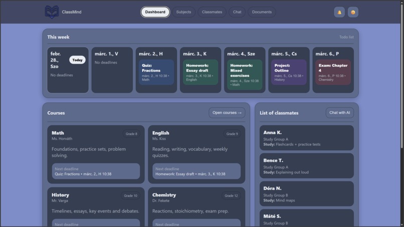 ClassMind – screenshot 2